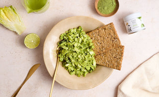 Green Goddess salad with a matcha twist