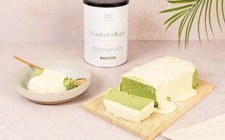 Coconut, matcha and collagen bar