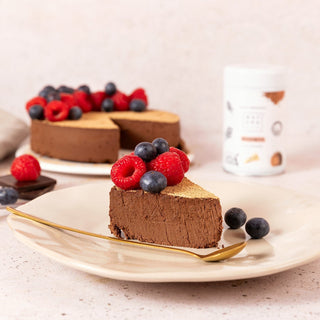 Pear and rooibos chocolate tart