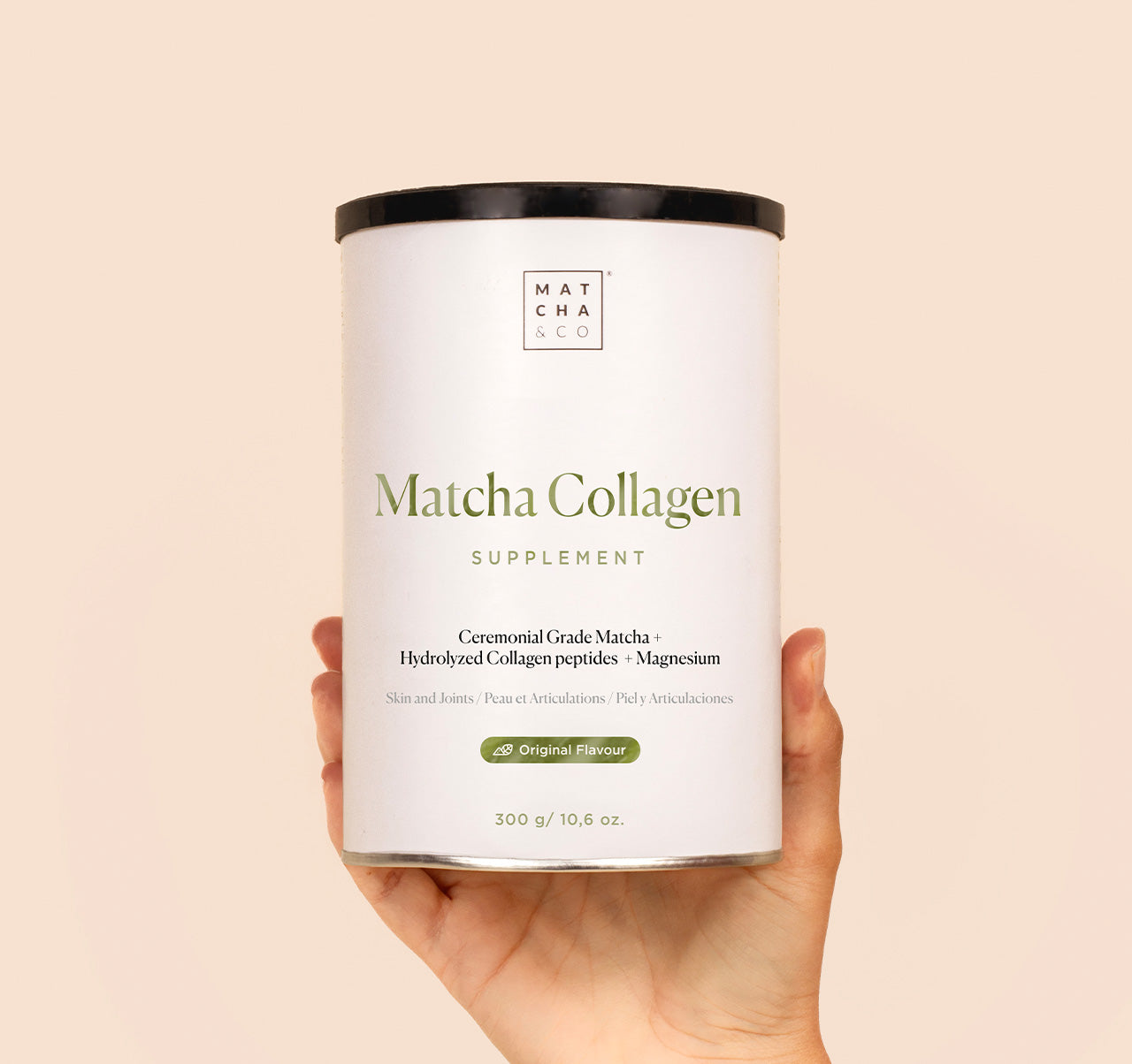 Té Matcha mezclado con Colágeno Belfan Vainilla pack 10 sachets
